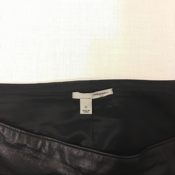 Halogen mini black tweed skirt size 12 preowned - Picture 2 of 4